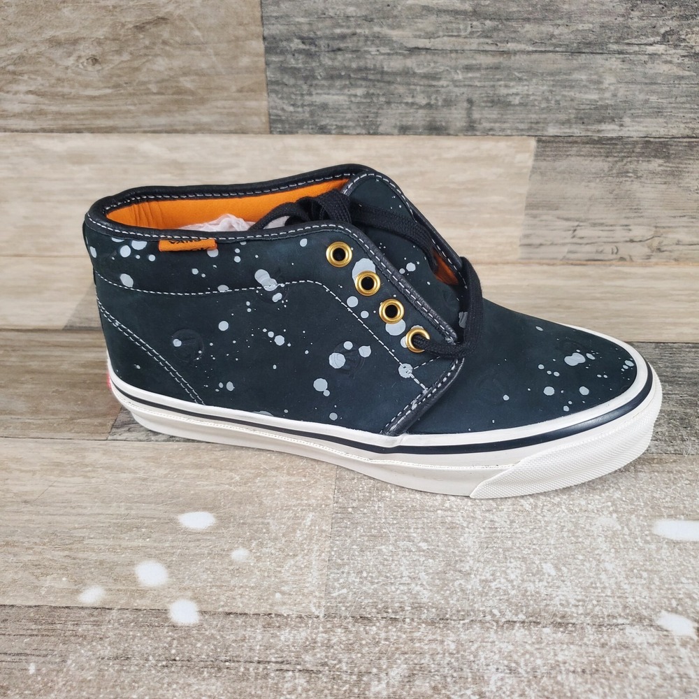 Vans OG Chukka Boot LX Shoes Womens Sz 6 Splatter Lace Up Sneakers